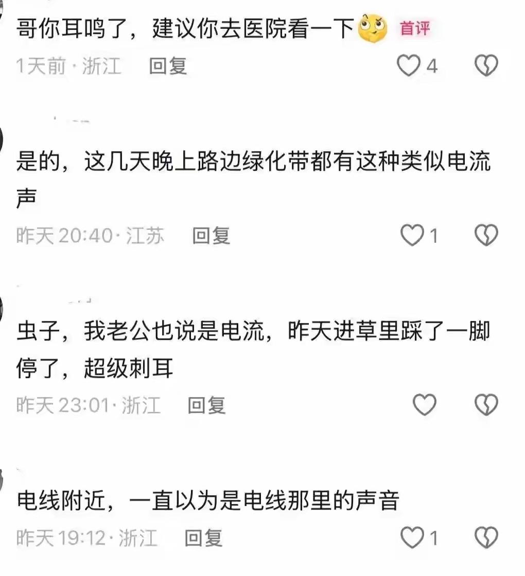太神奇！杭州转塘、富阳、临平等地接连出现持续数日的高频神秘“电流声”，上海、无锡