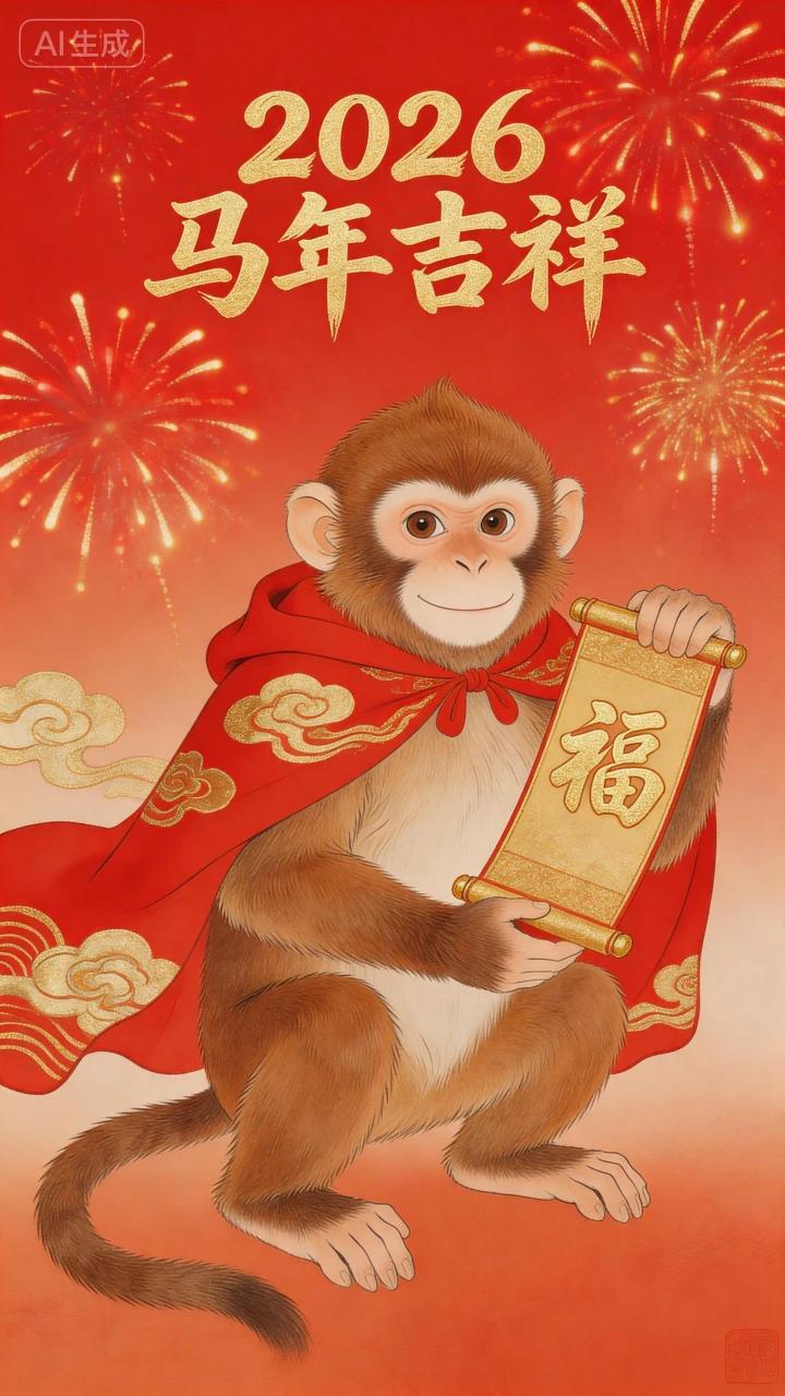 属猴人2026先苦后甜，下半年贵人上门、福气临门，愿所有属猴朋友平安健康、事事顺