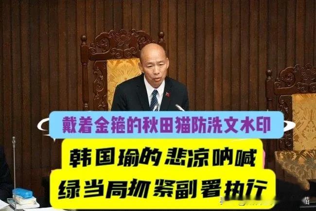 韩国瑜的悲凉呐喊！拖了266天总算过关，老韩敲槌三读通过总预算，急喊绿当局行政