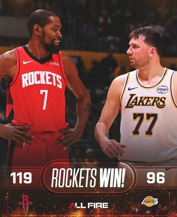 火箭官方真是太不懂事了！在今天火箭客场以119：96大胜湖人的赛后，火箭官方更新