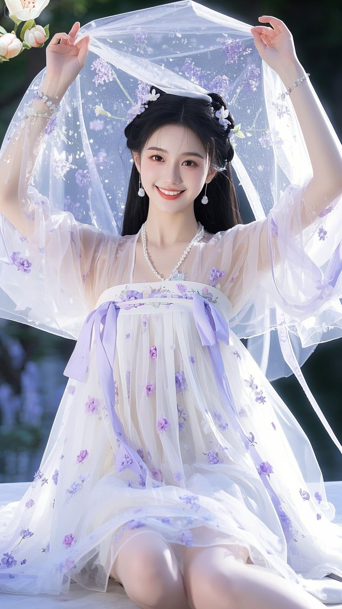 古风还得是花纱裙