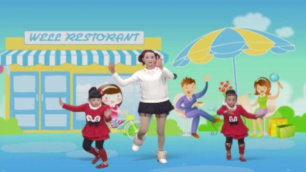 校园儿童舞蹈视频《早晨多美好》欢乐大天使系