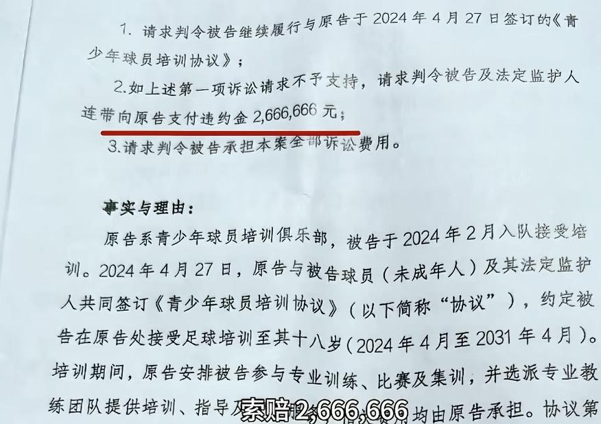 想让孩子单飞还嫌18万解约太贵，前国足孙继海旗下的嗨球青训终于忍无可忍，直接取消