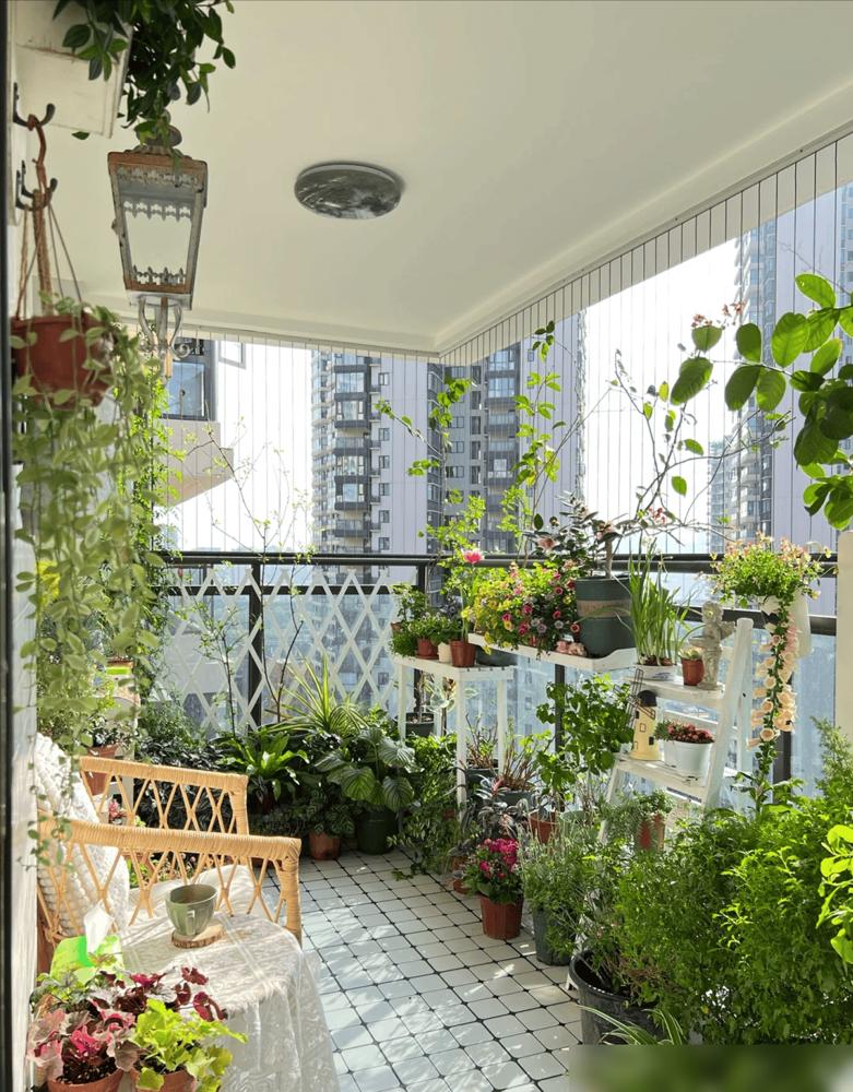 这是我见过最实用，最让人羡慕的阳台改造了。🌿老婆非要把阳台改成花园，被全家