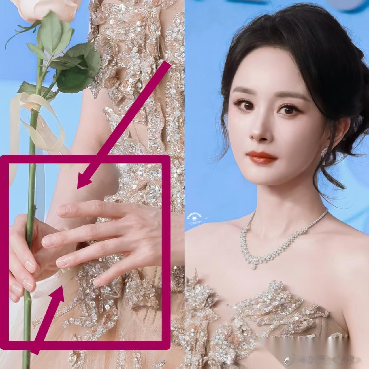 杨幂长得美，我不嫉妒，杨幂有钱，我也不嫉妒，但是看到杨幂的手指甲，我真的控制不住我的嫉妒心了！她一个
