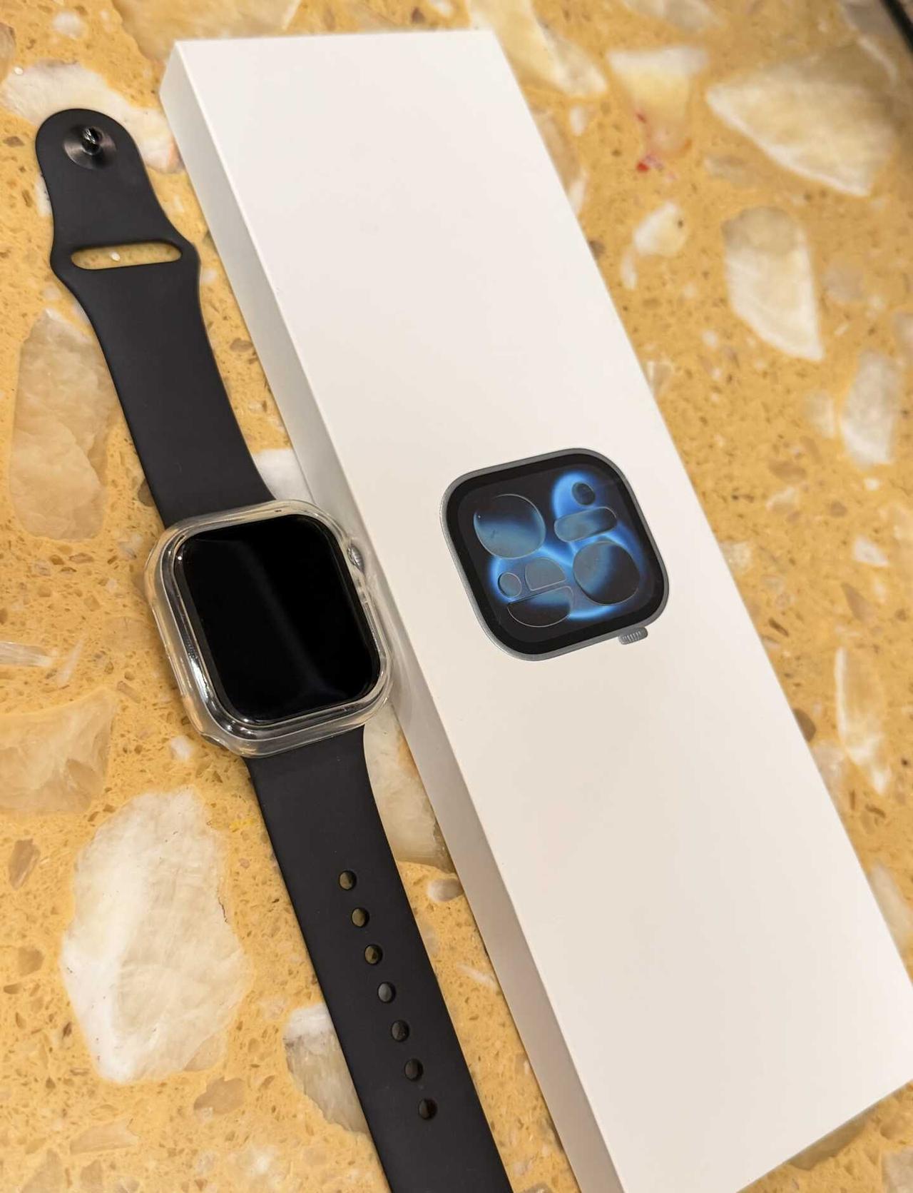AppleWatchSeries1142mmGPS版深空灰铝表壳+黑