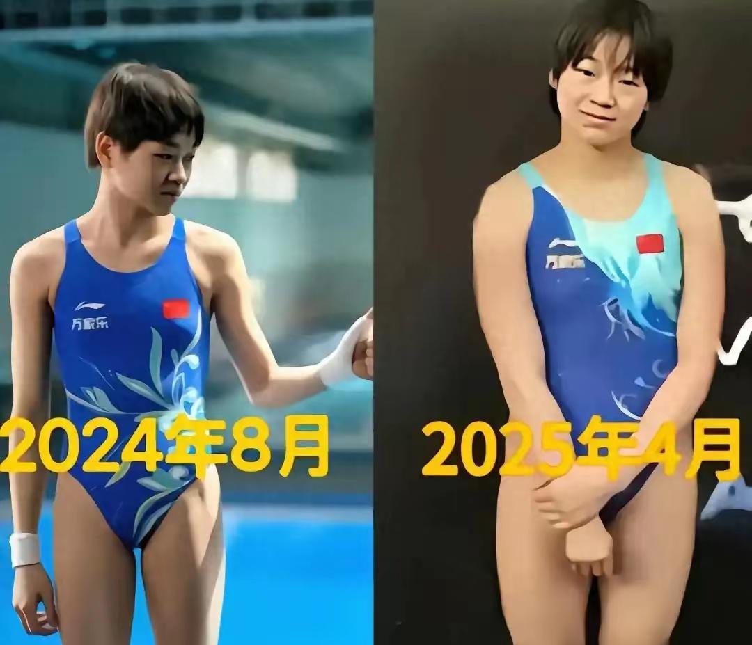 陈芋汐世锦赛夺冠，全红婵出镜堪忧，原来她的短板不只是“长胖”……发育关，每个人