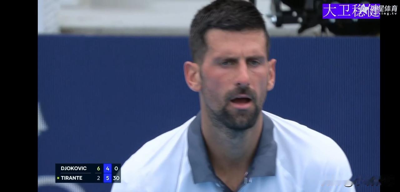 🎾🎾第二盘德约科维奇4-6输掉了，主打一个跑不动，打不动。他在追求极致的发球