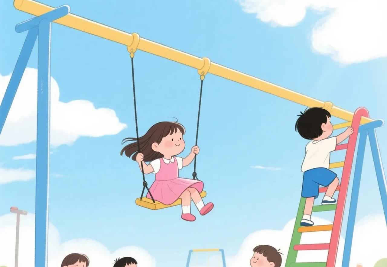 女子汉怎么就不行呢？周末的时候，我领着小孙子在小区广场上玩耍。过
