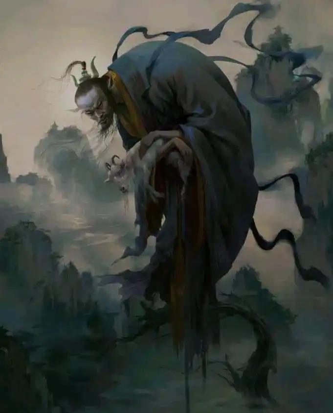 清朝有个叫潘烂头的人，在京江做道士，会些奇特的法术。有一次上厕所，他随便念动符