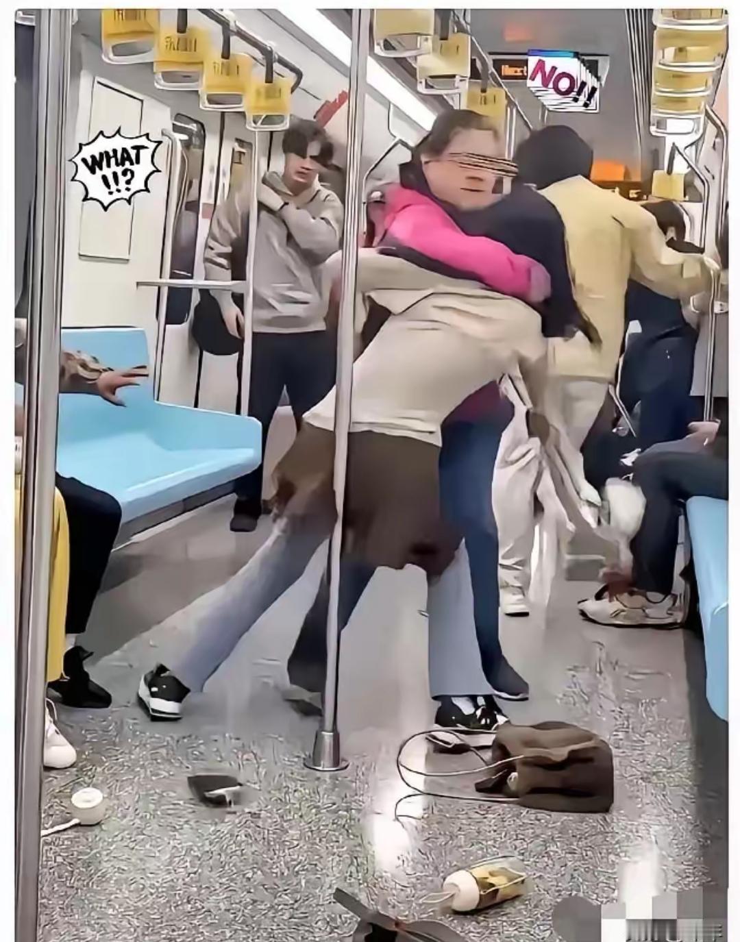 上海地铁32岁女跟66岁老太这一架，打得好！不是因为支持谁打赢了，也不是因为