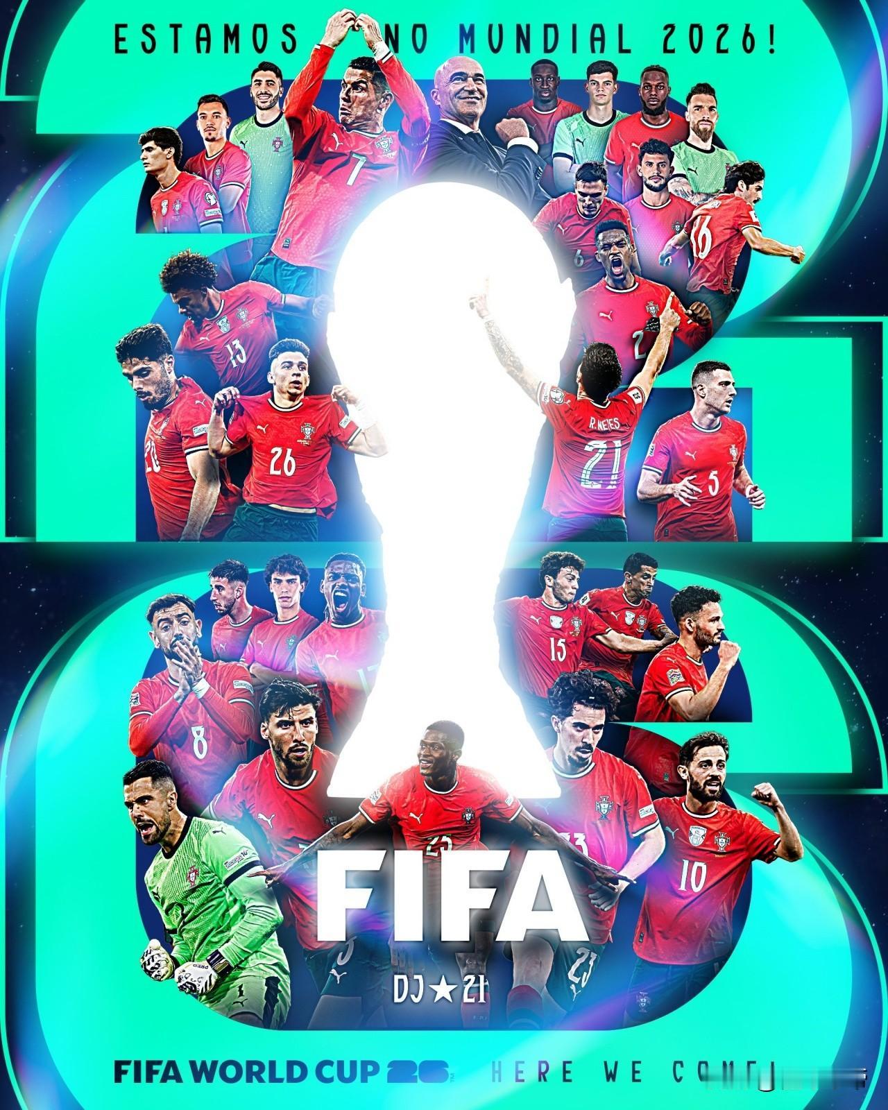 C罗要去踢世界杯了，葡萄牙9-1狂胜亚美尼亚!本以为没有C罗的葡萄牙踢亚美尼