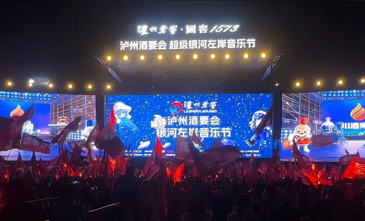 任嘉伦泸州银河左岸音乐节看到红海了！