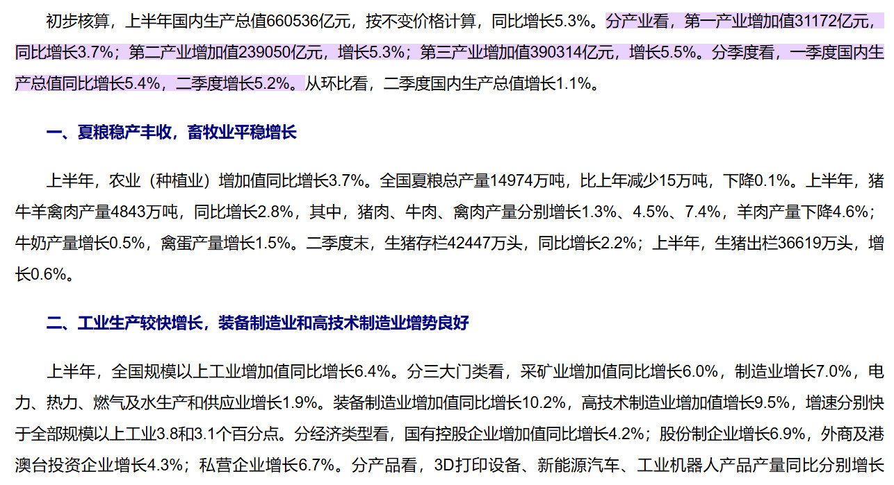 2025上半年GDP同比增长5.3%三大亮点，一个老大难问题三大亮点就是消费、