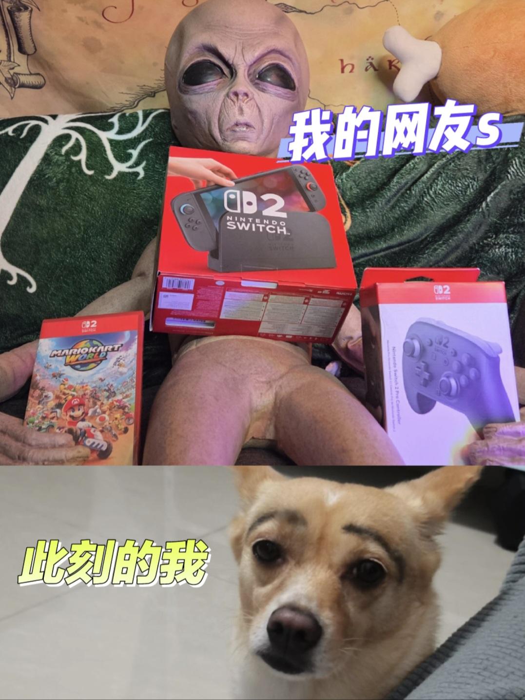 其实想想，首发入手Switch2也没有太多的好处，比如有效保持自己不开心，有效保