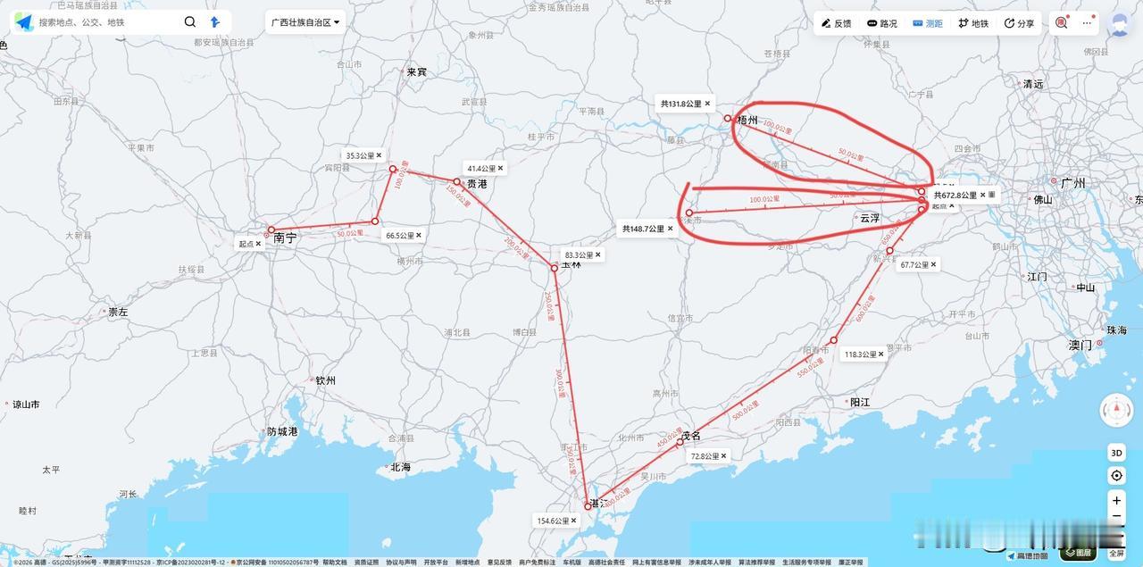 一直都想不明白普铁时代为什么广西不修建梧州肇庆铁路或者岑溪肇庆铁路？并且才一百多