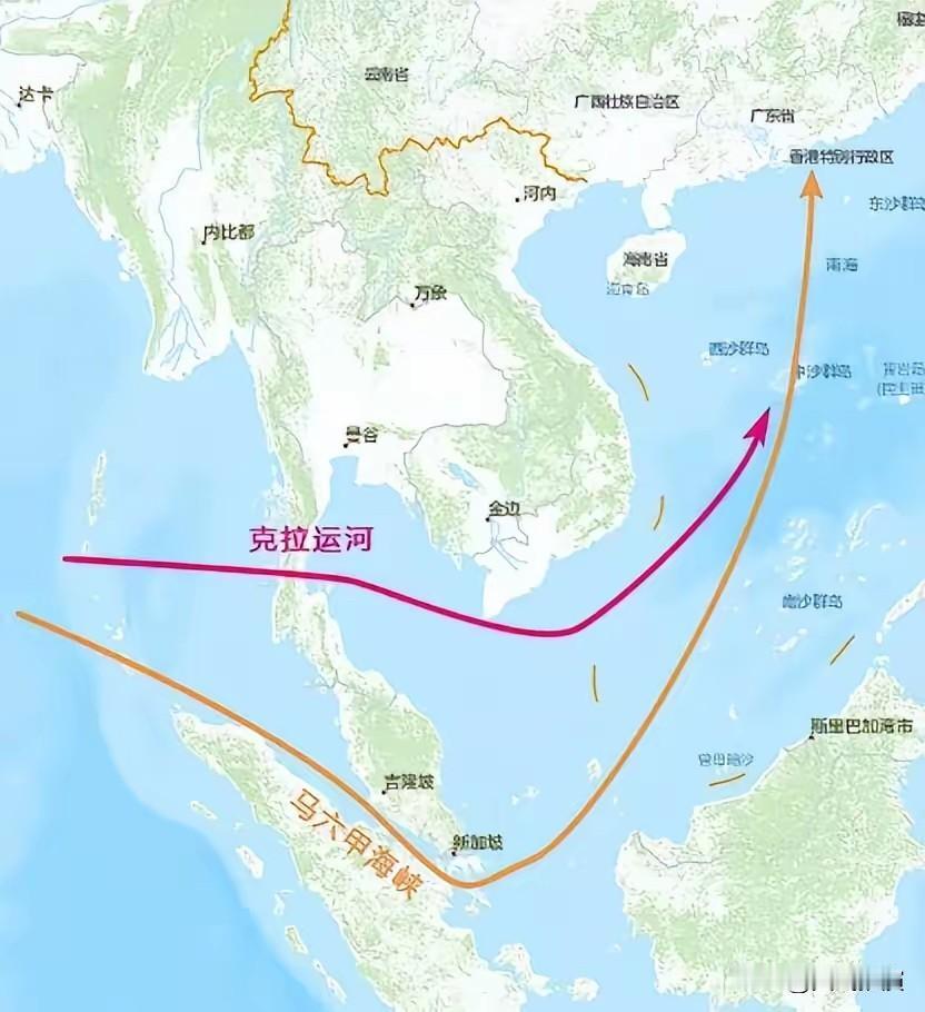 克拉地峡运河呼之欲出，马六甲海峡岌岌可危，中方不动声色！这事儿动静不小，马六