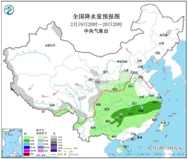 强冷空气将登场, 气温跌谷底, 北方迎大范围降雪, 南方超4省大雨