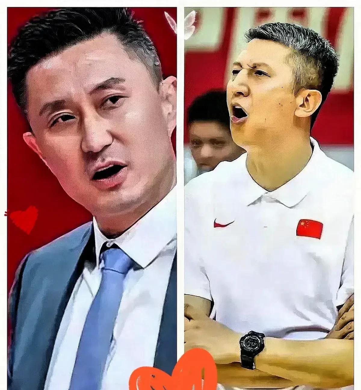 杜峰教练和郭士强教练的对比：1.杜峰教练两次带领国家队男篮参加亚洲杯，但在20