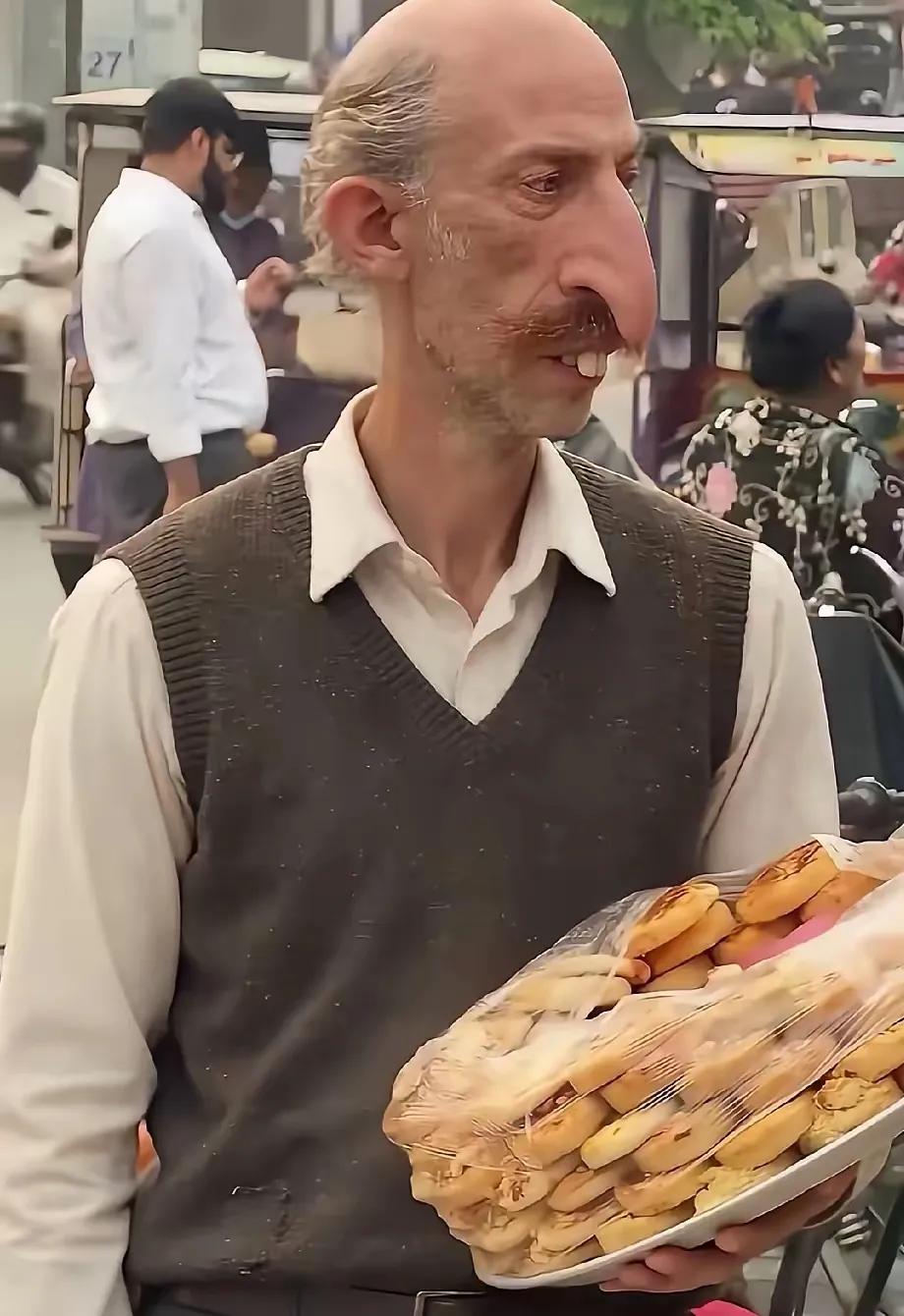 以前以为动漫中的人物夸张都是虚构的，原来真有这样的奇人！