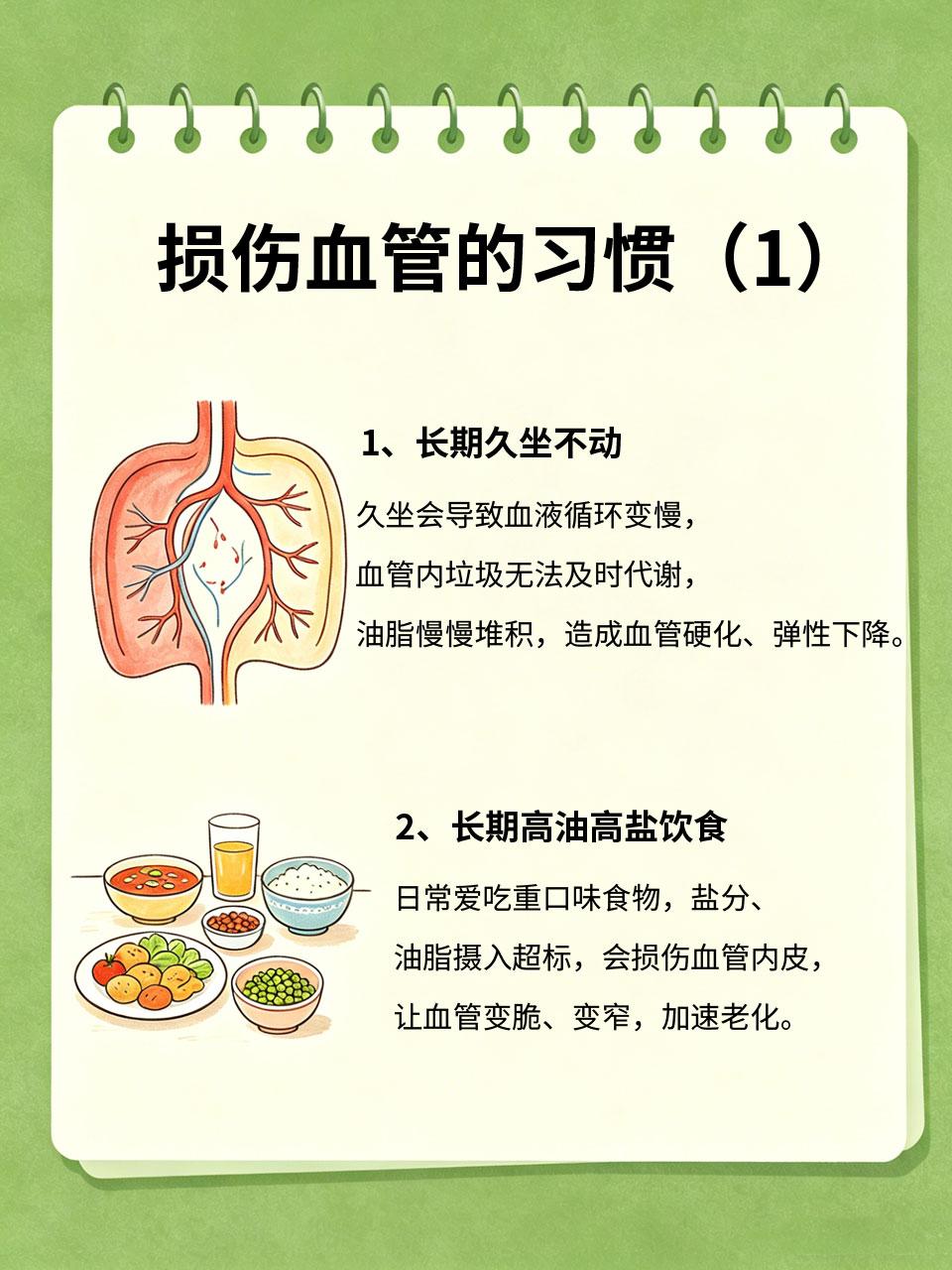 血管老10岁？都是这4个习惯“害”的血管的衰老速度，远超人体想象⏳，很多人年纪