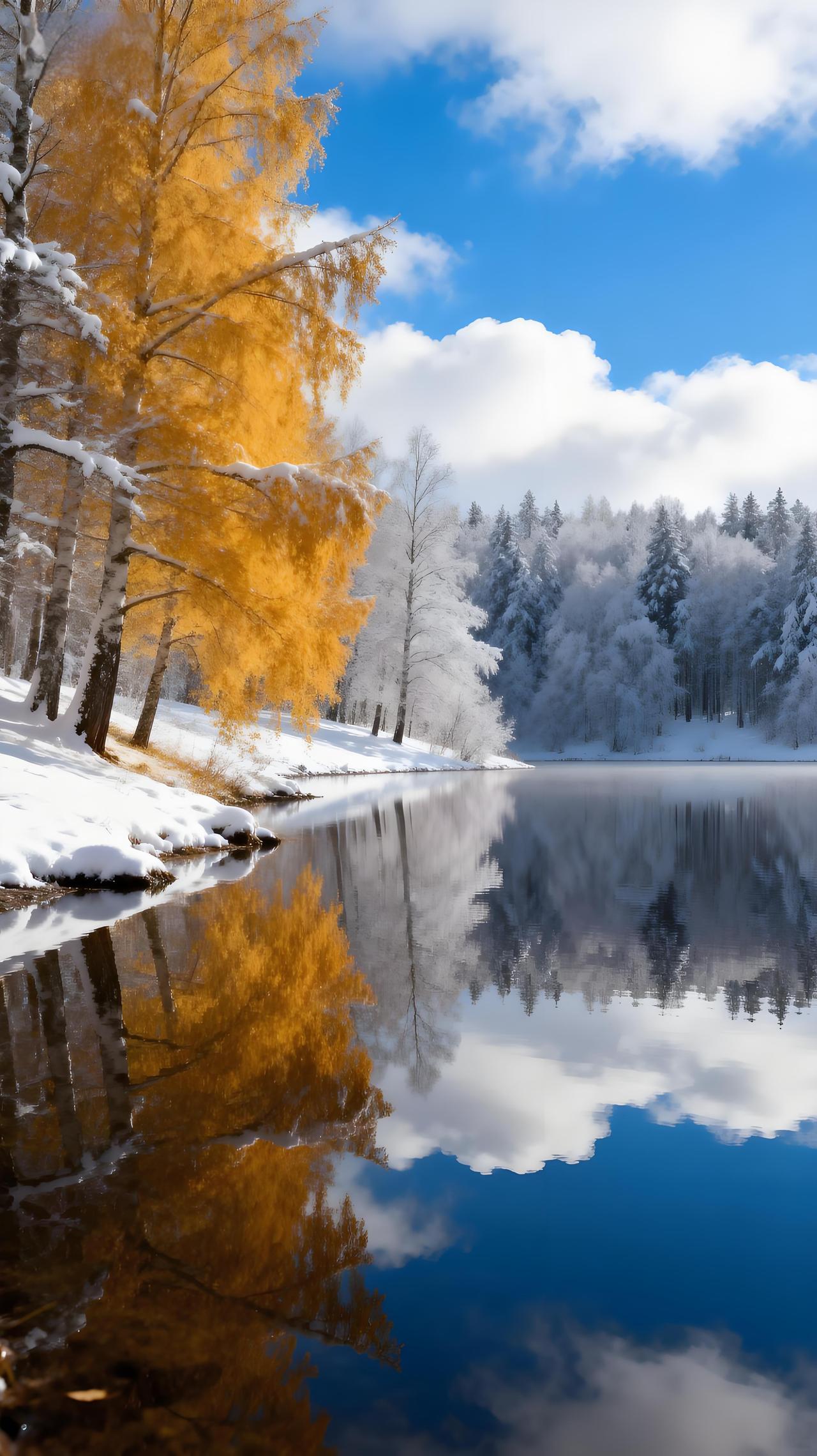 雪景如画，总能治愈心底最柔软的角落雪景雪中美景