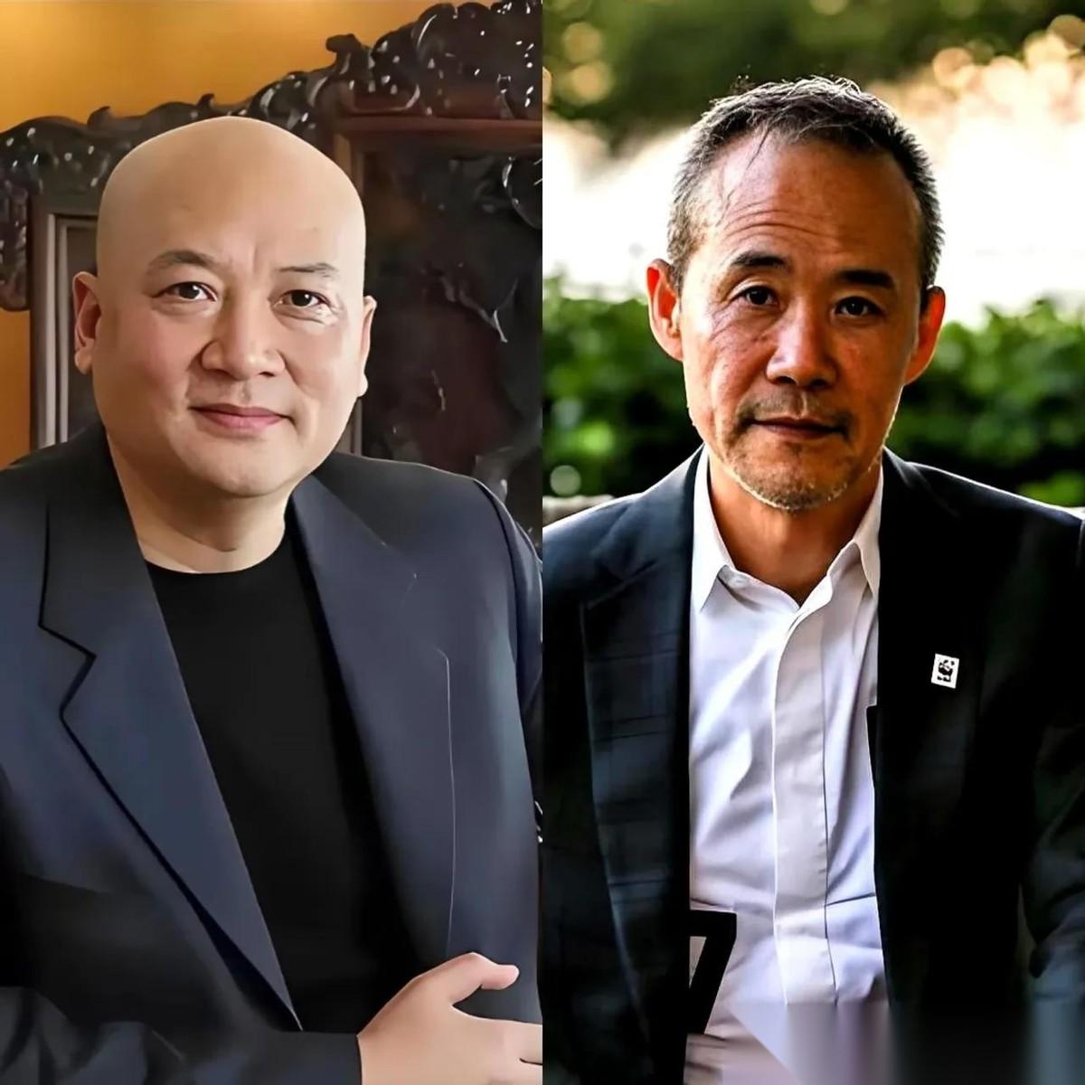 迟重瑞和王石，其实只差一岁，但是，看照片，可不止。老迟36年如一日守着一个威严的