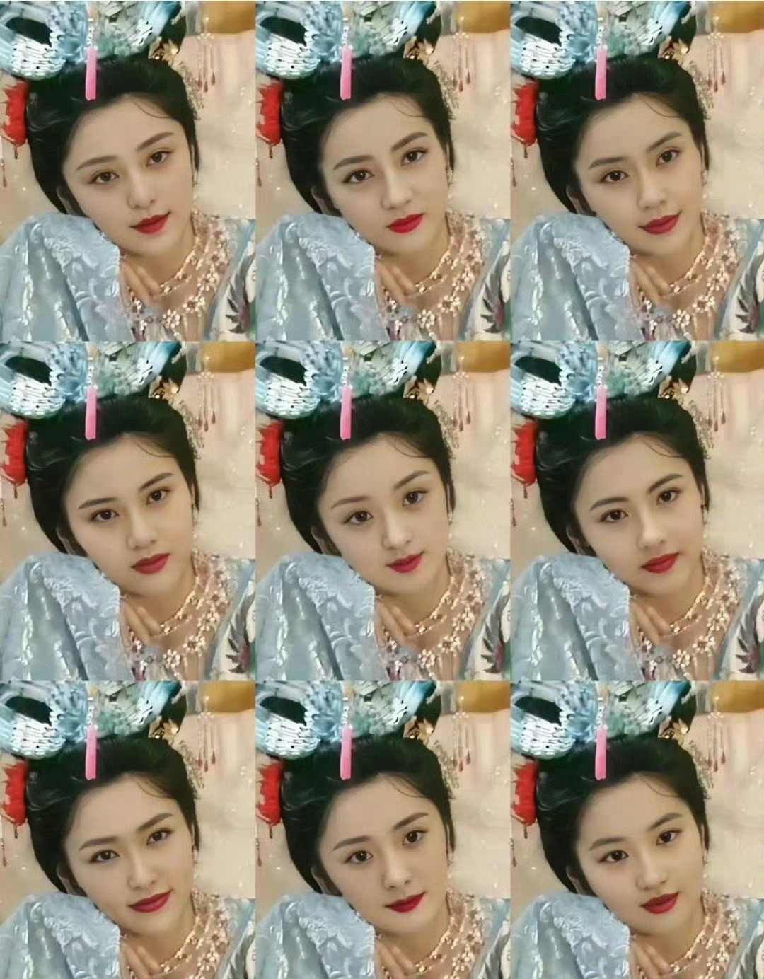 女演员换脸女儿国国王，果然还是原版难以超越啊！