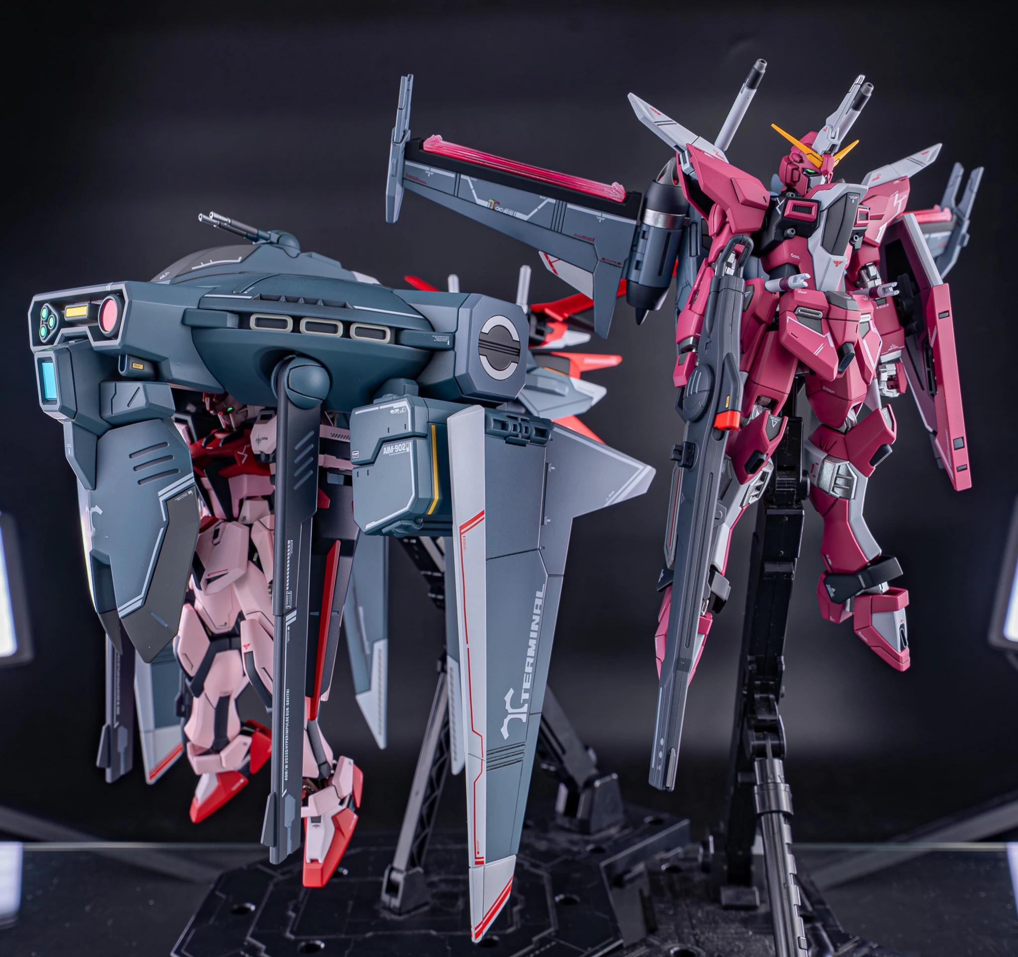 HG无限正义二式&骁骑艾弗里德&强袭嫣红（byG-Works）高达模型