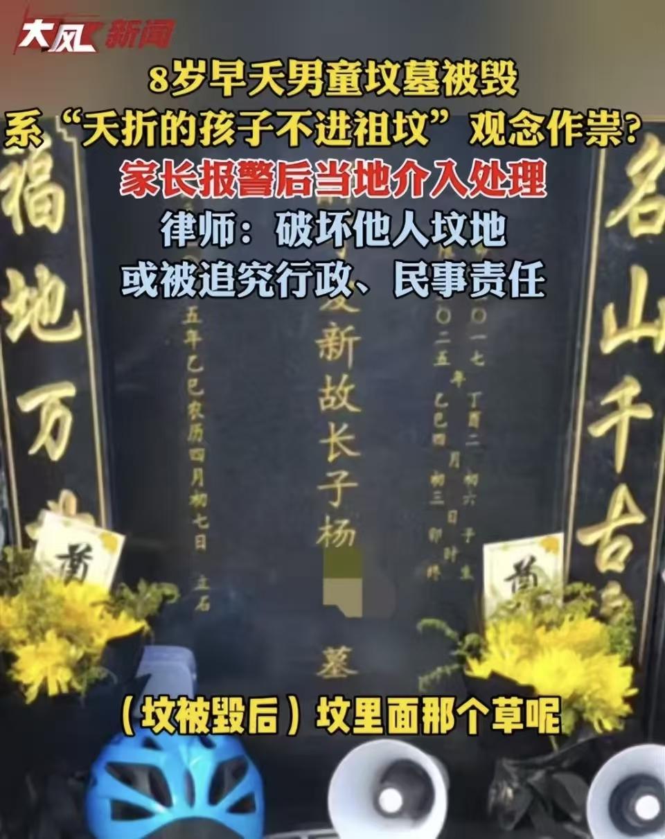 云南大理8岁残障男童小杨意外去世后,家人按村干部建议将其葬在国有林地。4个月后,