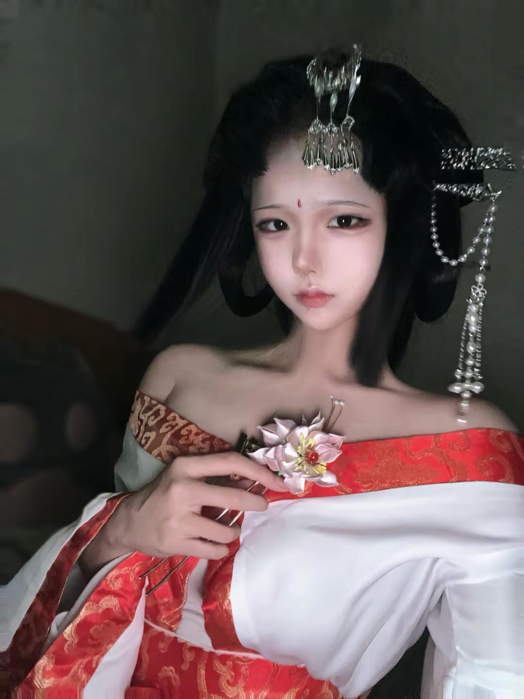 原发做汉服头太难了。汉服小唯童装