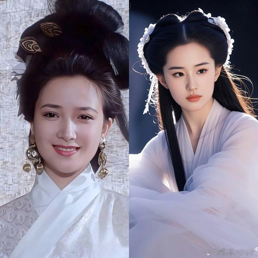 我问我闺蜜:“何晴长的漂亮还是刘亦菲漂亮？”我闺蜜白了我一眼，说:“当然何晴呀，