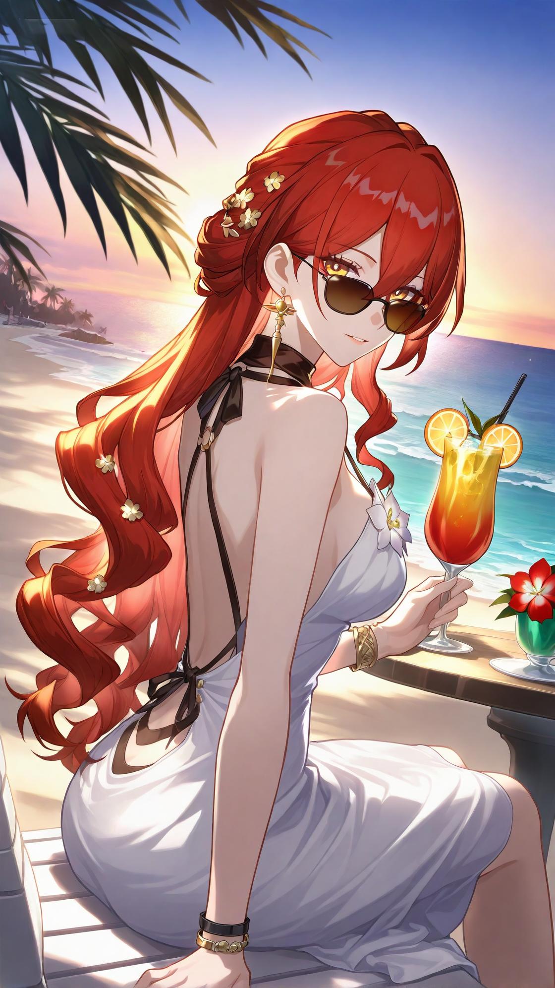 崩坏星穹铁道 姬子 ai绘画 二次元动漫壁纸 游戏破壁计划