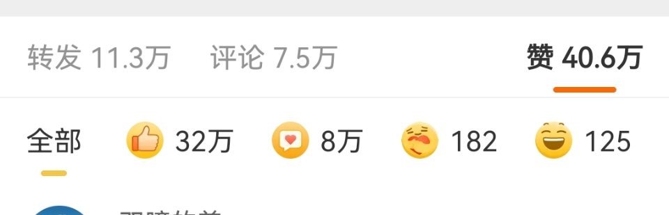 这是内娱两个大流量的微博外赞内赞情况。这俩，一个是实力比较突出的演员，一个是擅长