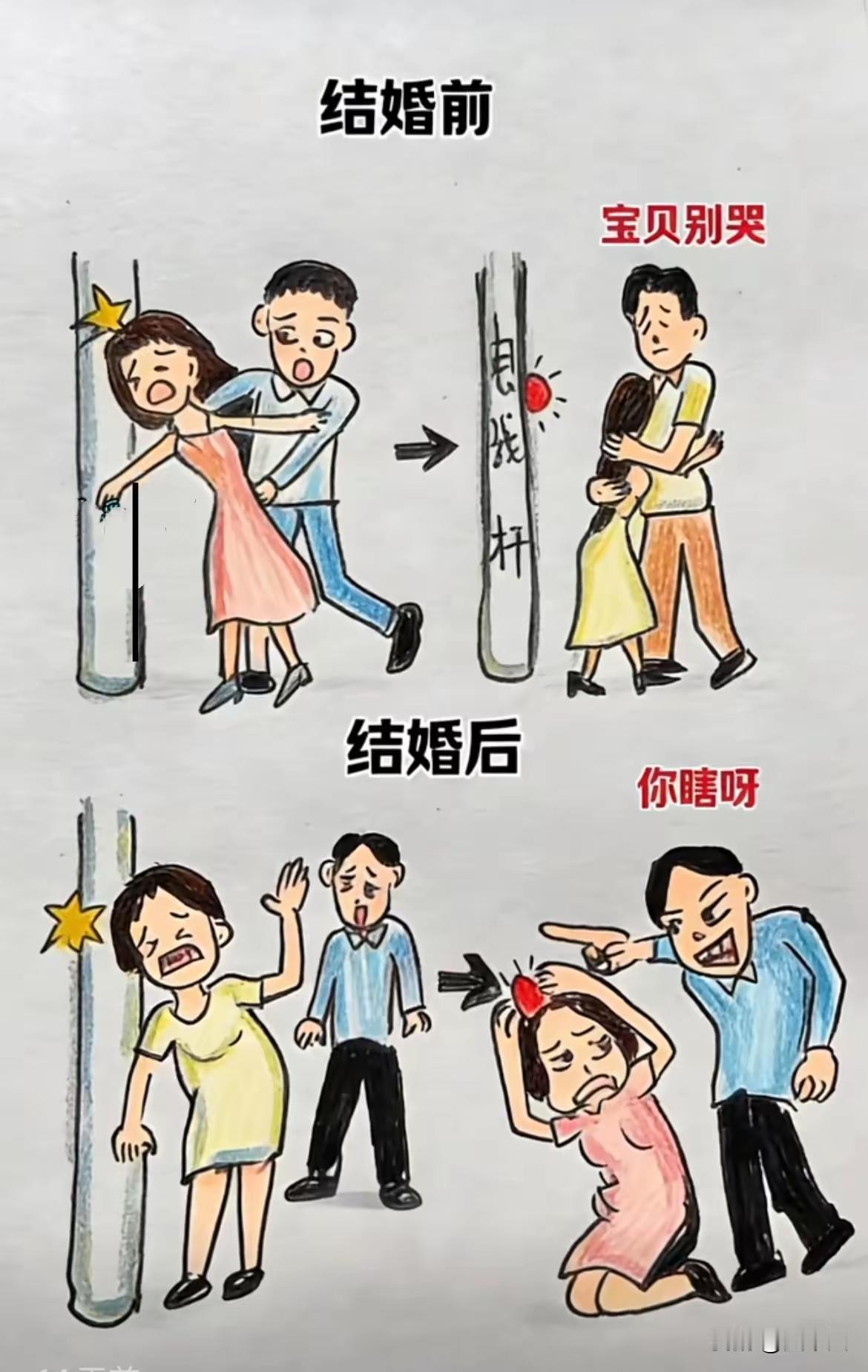 婚姻是男人成长最好的良药。[捂脸哭]