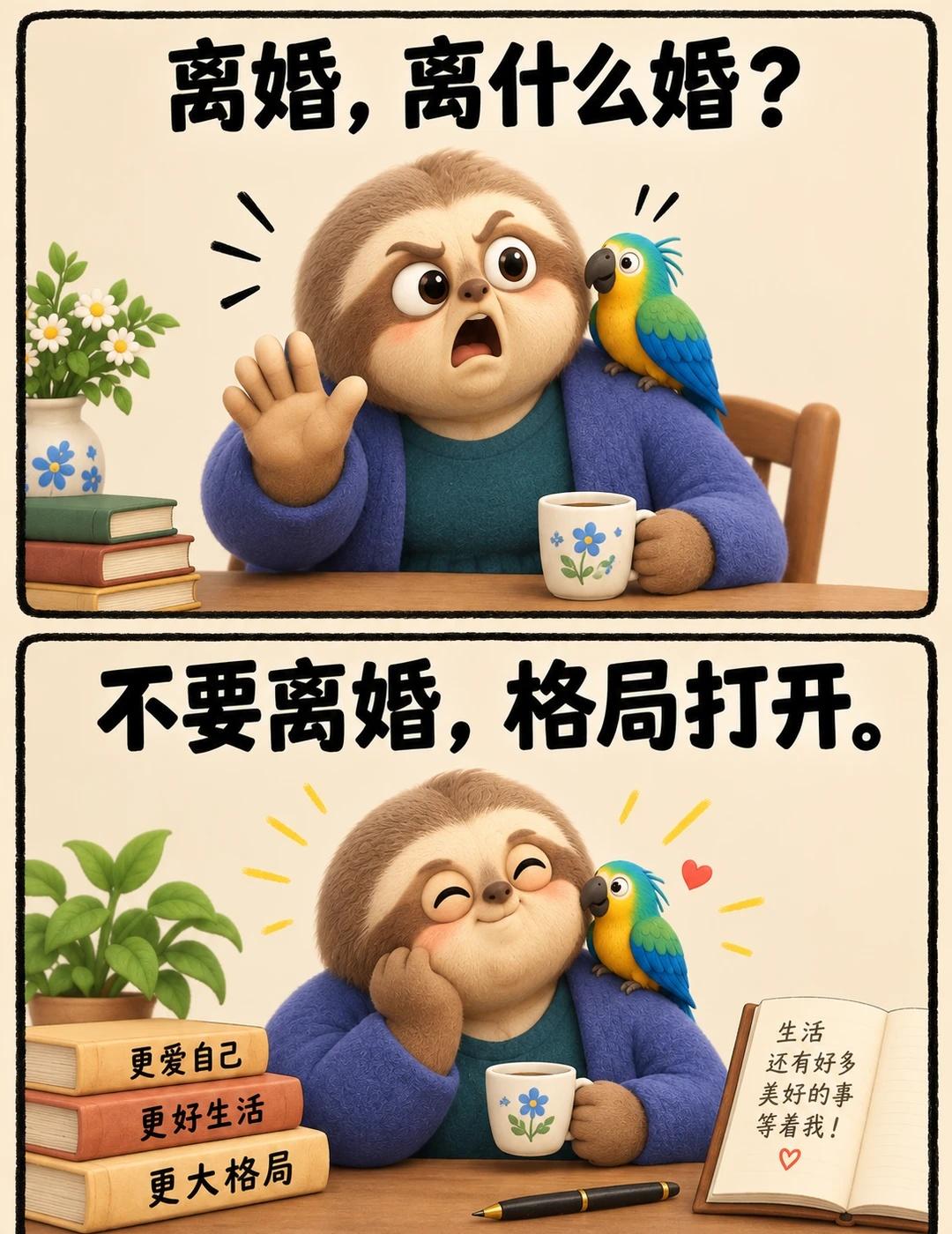离婚？离什么婚，格局打开！人间清醒拒绝内耗婚姻的选择婚姻生活里婚姻和爱