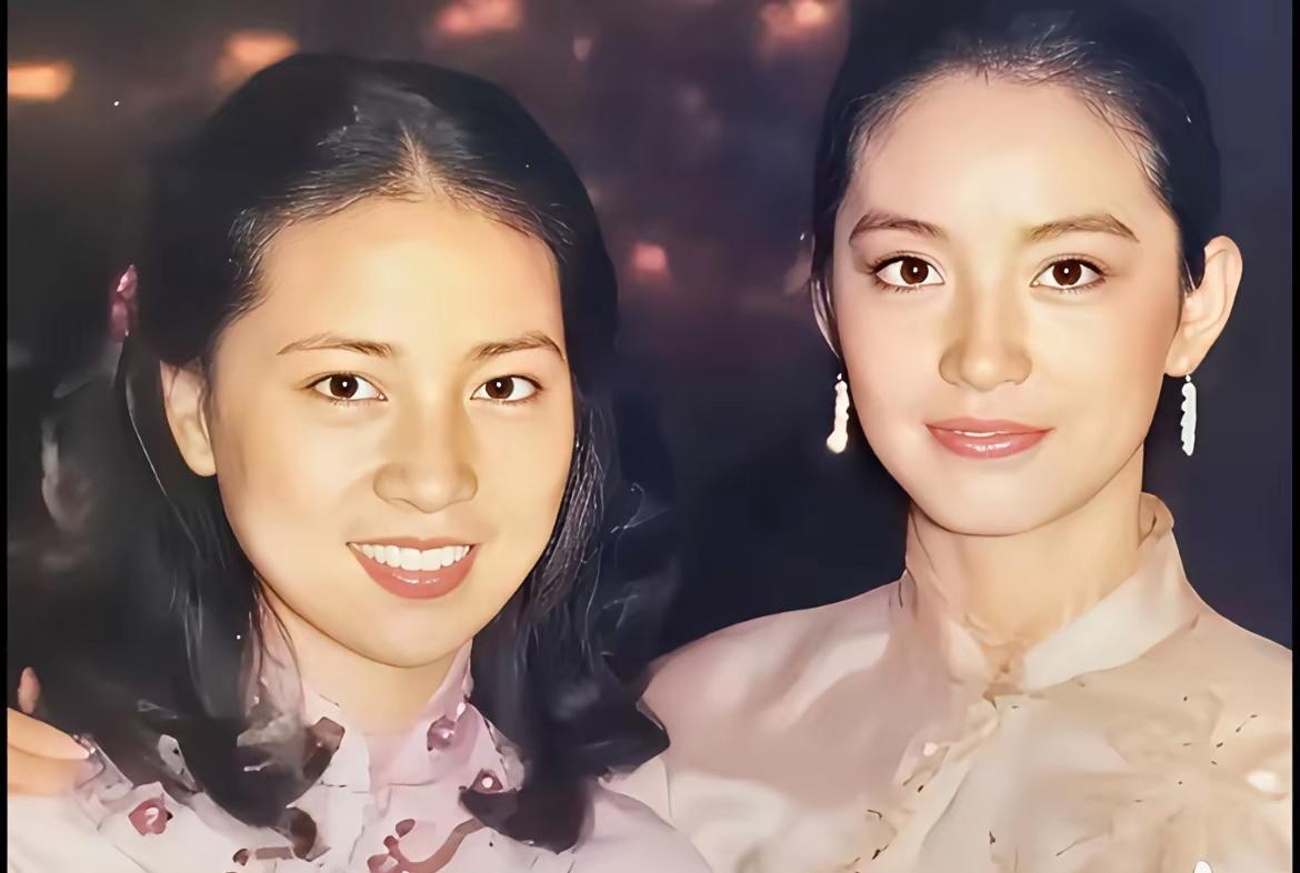 这四大美女是货真价实的美女呀​林凤娇和林青霞那时候被称为二林还有秦汉和秦俊林