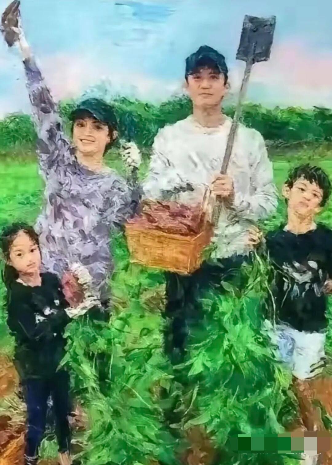 孙俪的油画太绝了，只是因为画的太认真，所以网友评价：好久没看到这么“正经”的超哥