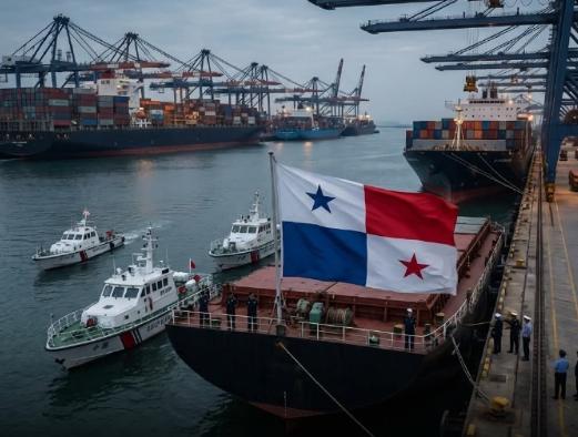 货轮纷纷撤掉巴拿马国旗，这下轮到美国不爽了，没想到中方出手这么狠！据日本媒体