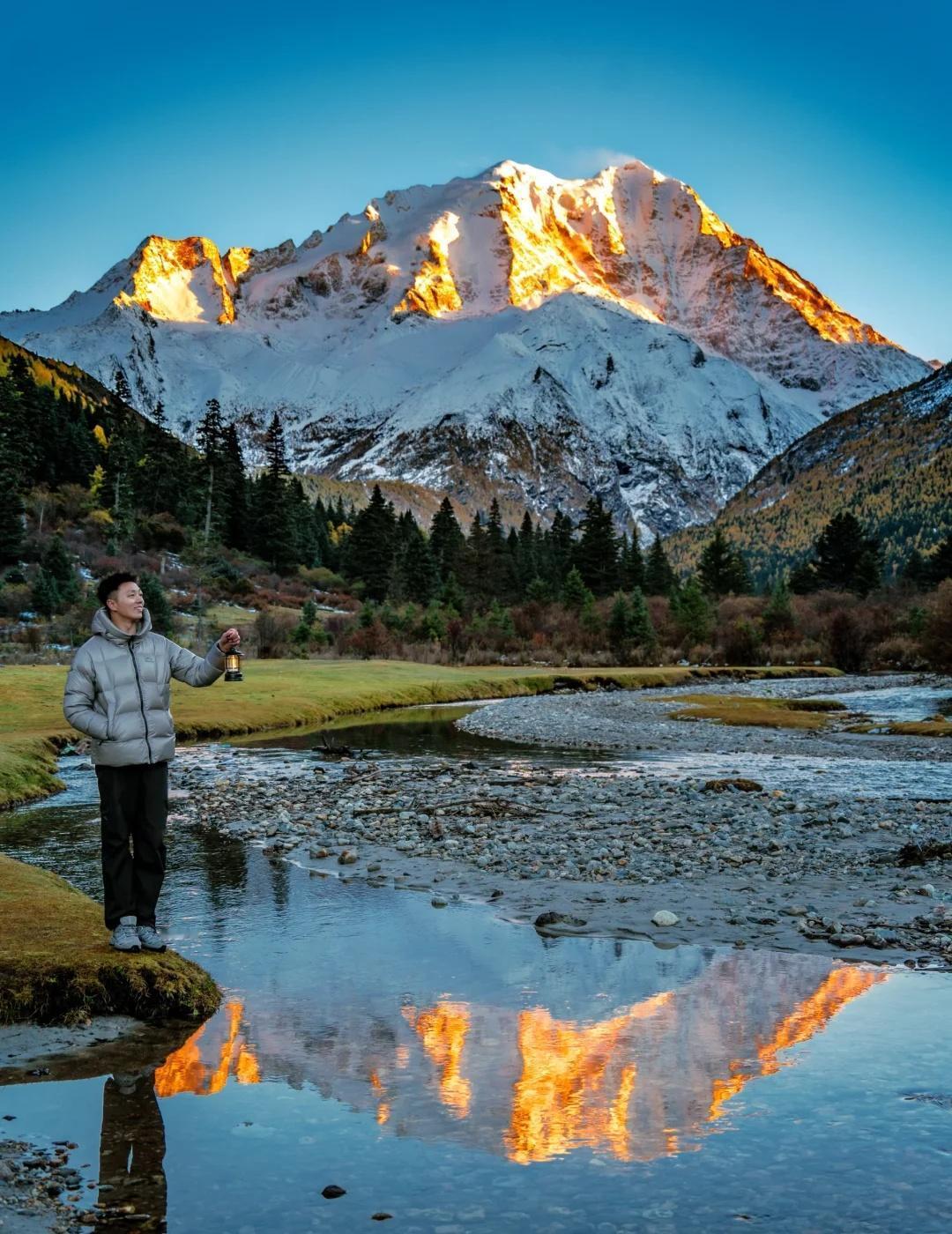 这里不是瑞士🏔️是川西的亚拉雪山！溪流、草原，海子，雪山童话般的彩虹公路，