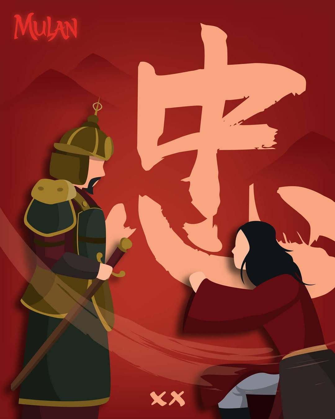 刘亦菲lyf花木兰Ins上的graphicdesigner来自马来西亚的