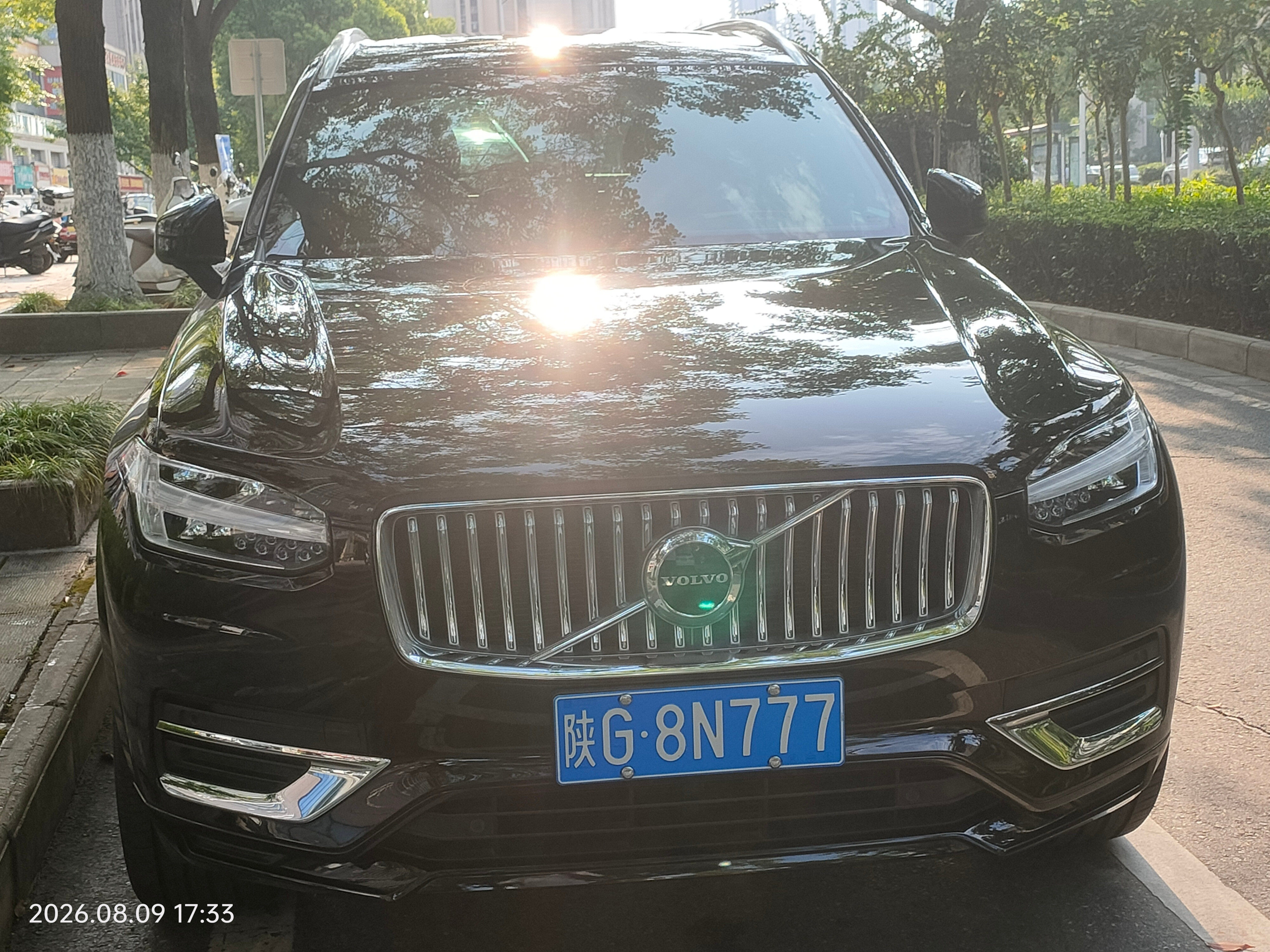 全球车牌陕G8N777沃尔沃XC90安康