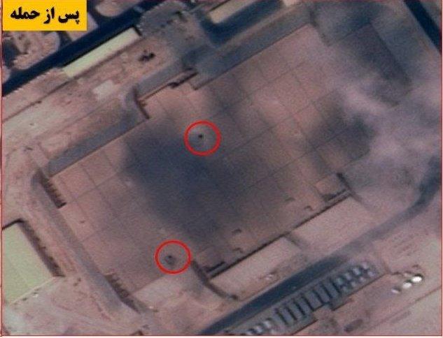 这张卫星图像值得关注。它似乎显示，位于卡塔尔乌代德空军基地（北纬25°06'45