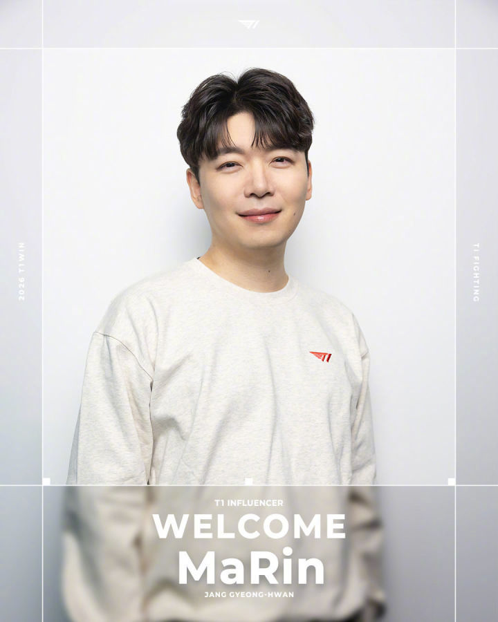 【MaRin重返T1】T1官宣MaRin回归虎扑03月31日讯今日T1发布人