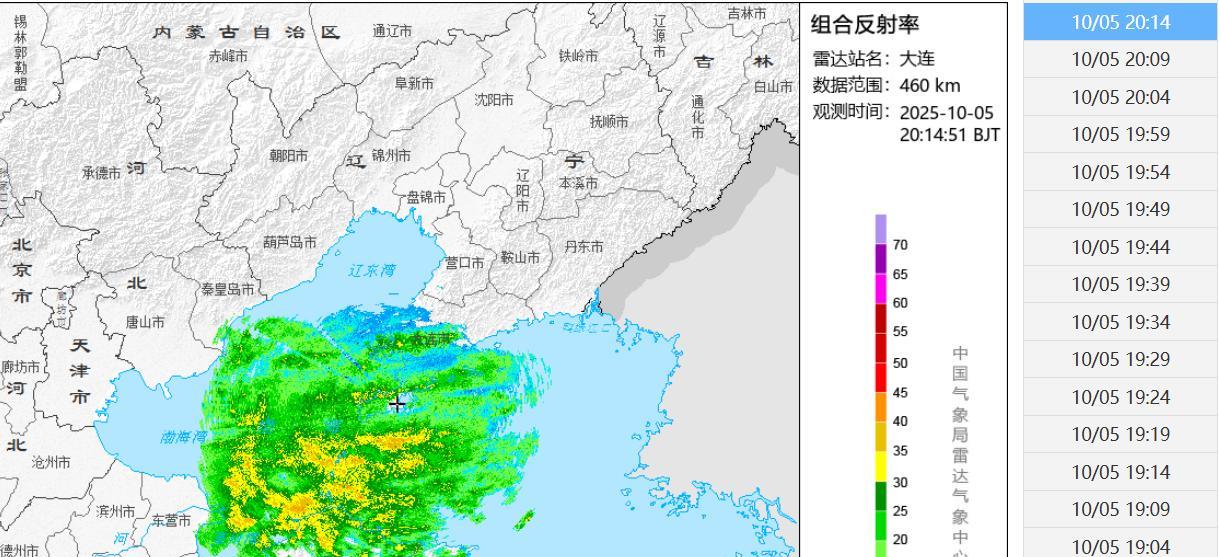 #大连天气##大连生活#【大连明日10.6天气展望——全域普遍性降雨上线，明天