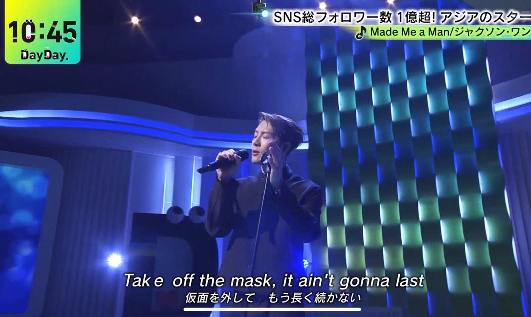 打开日本电视台看到王嘉尔谁能想到，在日本最火的日间综艺里，突然响起《Made