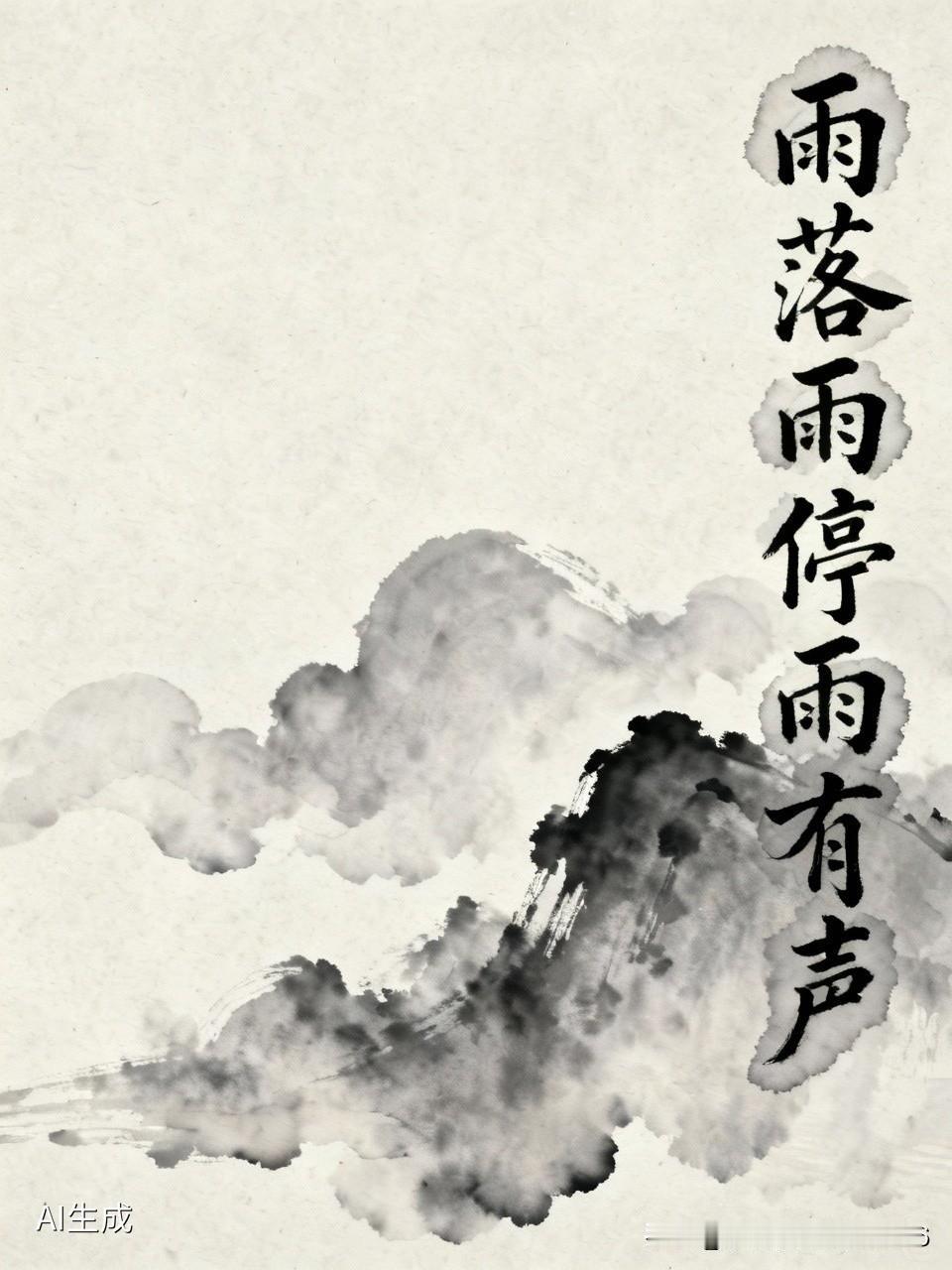 上联:风起风落风无情下联:雨落雨停雨有声