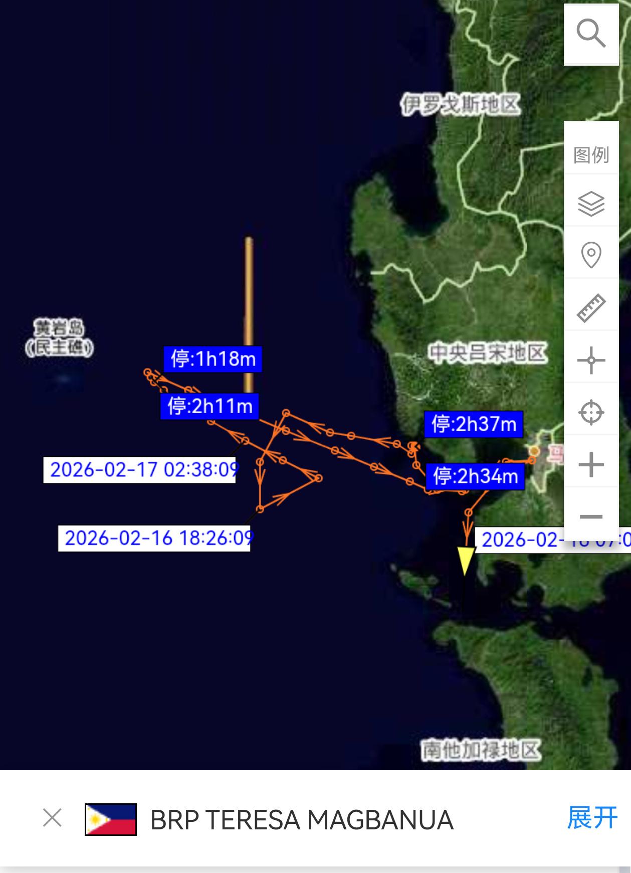 黄岩岛附近激烈对峙，美菲春节期间添乱，解放军052D不手软强插美菲舰队。按照