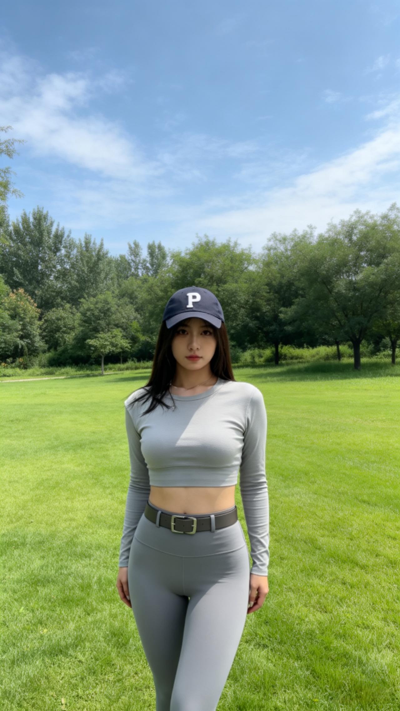 在外郊游，气质必须拿捏的死死的！如果你在路过，旁边，有人说:这个小姐姐长