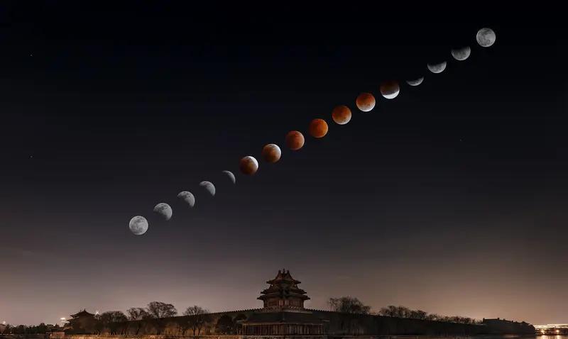 今天夜里将有月全食，大家不要忘了看哦，机会难得。记得上次看月全食应该是50年前了